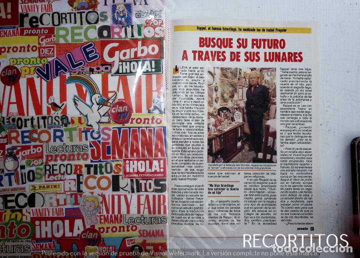 Coleccionismo de Revistas y Peri&oacute;dicos: rappel su futuro en los lunares isabel preysler