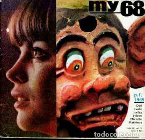 Coleccionismo de Revistas y Peri&oacute;dicos: MIREILLE MATHIEU BARBRA STREISAND revue tch&egrave;que 1968 Magazine Magazine revista
