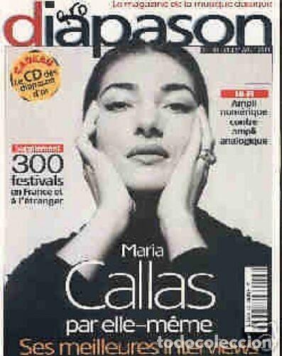 Coleccionismo de revistas y peri&oacute;dicos: MARIA CALLAS LA DIVA French DIAPASON Magazine revista