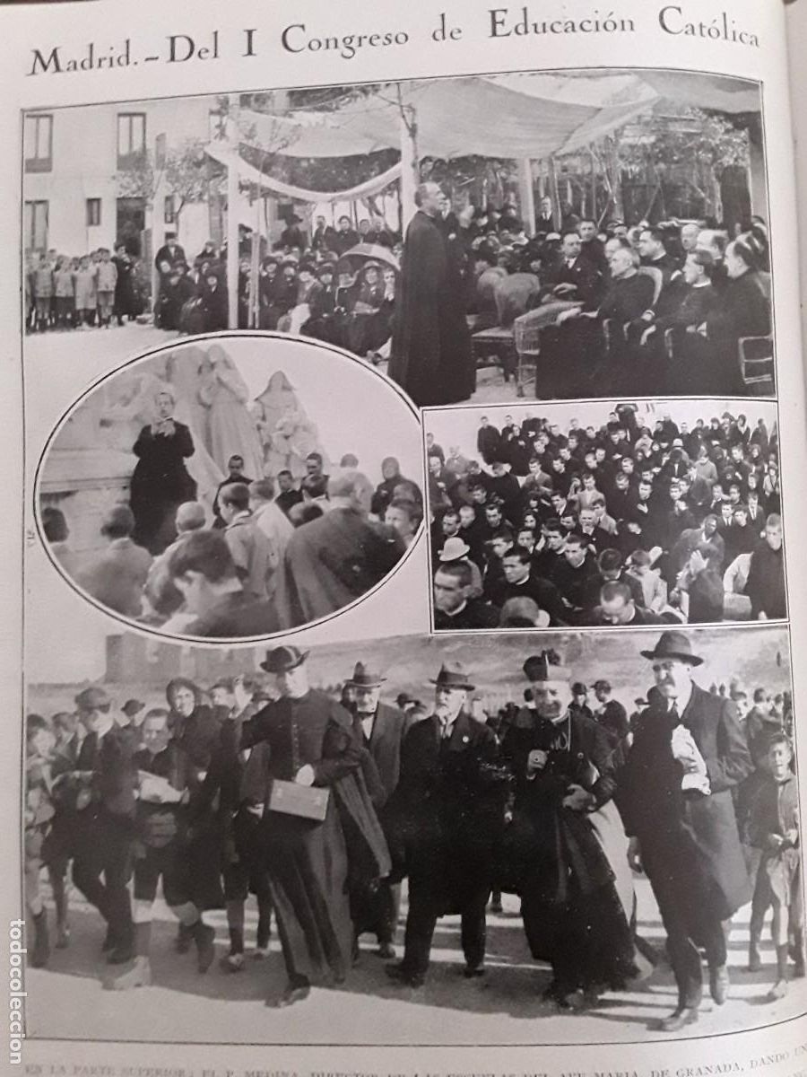 Collezionismo di Riviste e Giornali: MADRID EXPOSICION PEDAGOGICA I CONGRESO NACIONAL EDUCACION CATOLICA REVISTA A&Ntilde;O 1924
