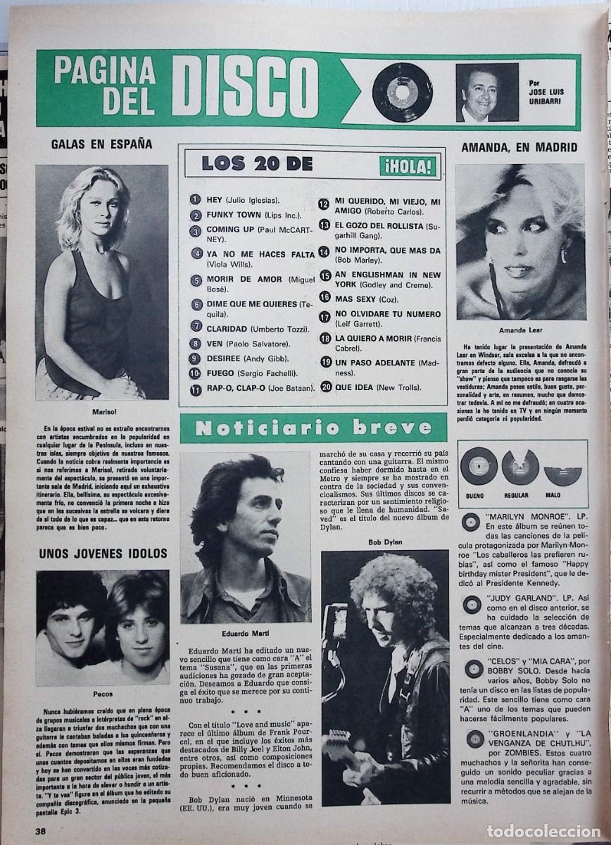 marisol pepa flores amanda lear eduardo marti p - Buy Other modern  magazines and newspapers on todocoleccion