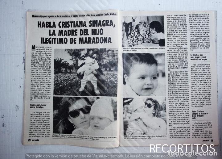 Coleccionismo de Revistas y Peri&oacute;dicos: cristiana sinagra maradona