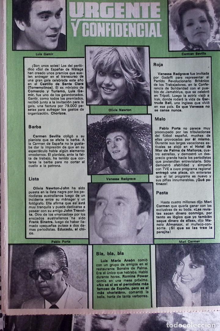 Coleccionismo de Revistas y Peri&oacute;dicos: OLIVIA NEWTOH JOHN CARMEN SEVILLA VANESSA REDGRAVE