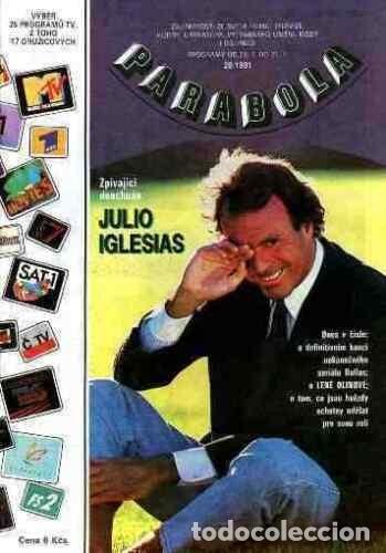 Coleccionismo de Revistas y Peri&oacute;dicos: JULIO IGLESIAS LENA OLIN very rare PARABOLA magazine 1991 revista