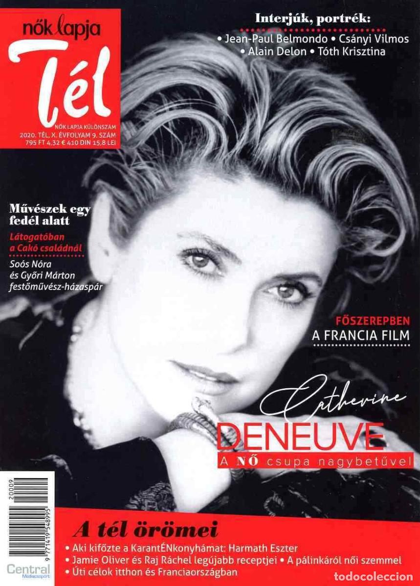 Sammeln von Zeitschriften und Zeitungen: CATHERINE DENEUVE ALAIN DELON JEAN-PAUL BELMONDO Hungarian magazine revista