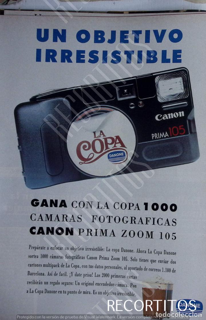 Coleccionismo de Revistas y Peri&oacute;dicos: DANONE ANUNCIO PUBLICIDAD la copa