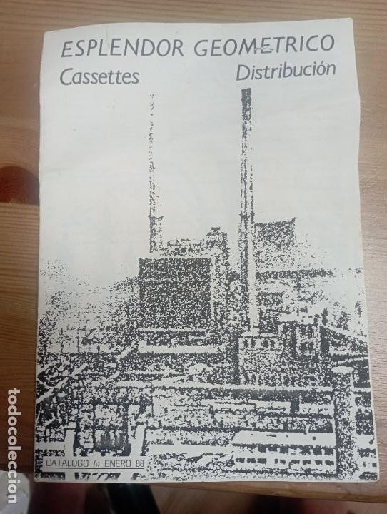 Coleccionismo de revistas y peri&oacute;dicos: esplendor geometrico cassettes distribucion enero 88