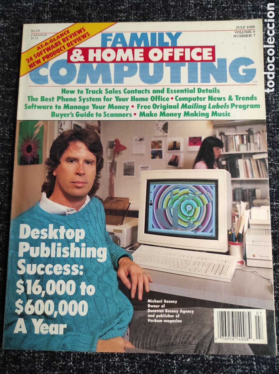 Collection Magazines and Newspapers: FAMILY COMPUTING & HOME OFFICE - JULY 1988 - REVISTA DE INFORMATICA EN INGLES
