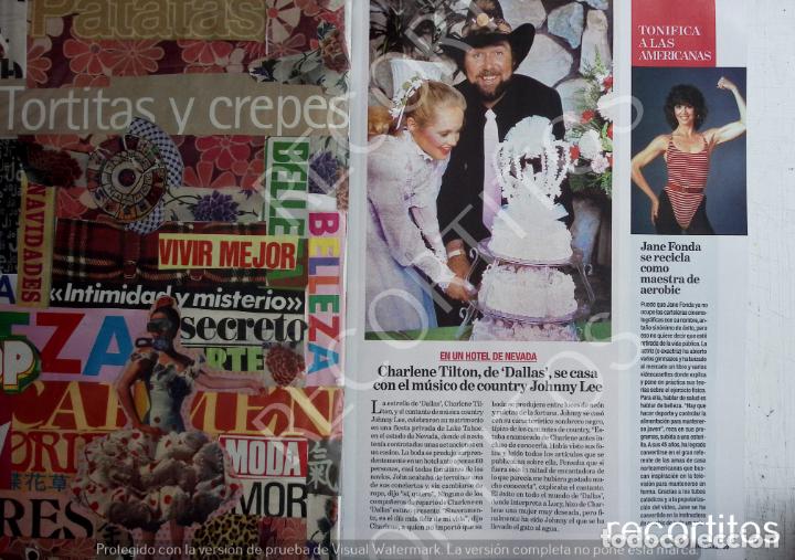 Sammeln von Zeitschriften und Zeitungen: charlene tilton dallas JANE FONDA AEROBICS