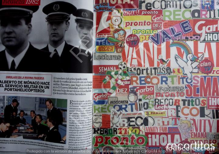 Sammeln von Zeitschriften und Zeitungen: ALBERTO DE MONACO