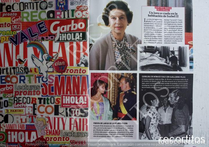 Sammeln von Zeitschriften und Zeitungen: MICHAEL FAGAN EL LOCO ENAMORADO DE ISABEL II ELIZABETH INTRUSO EN BUCKINGHAM CAROLINA DE MONACO
