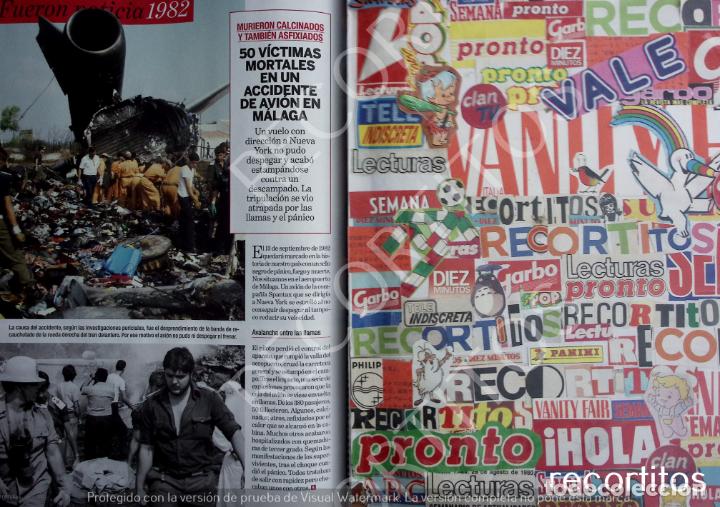 Colecionismo de Revistas e Jornais: ACCIDENTE AVION MALAGA 82