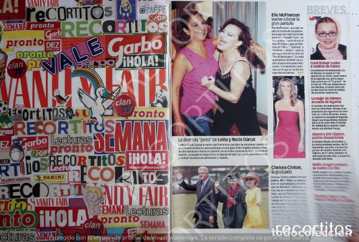 Coleccionismo de Revistas y Peri&oacute;dicos: ROCIO DURCAL LOLITA FLORES CHELSEA HILTON ELLE MCPHERSON CORAL BISTUER BILL HILLARY