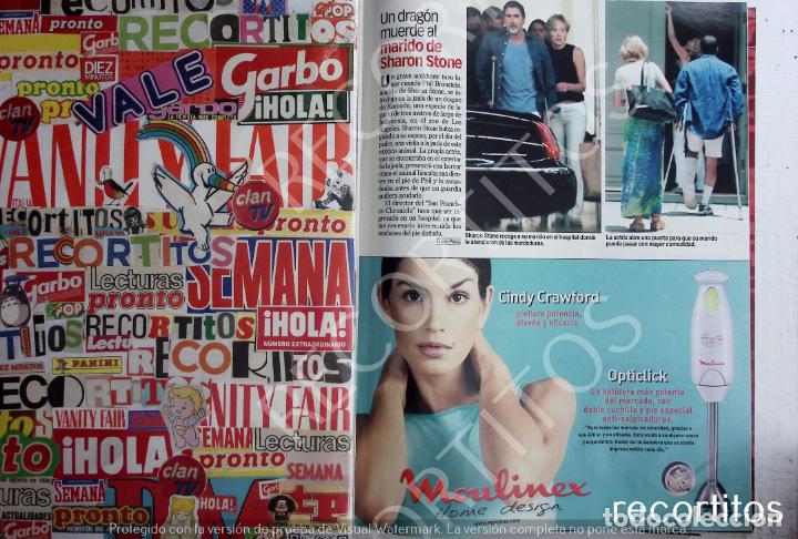 Collection Magazines and Newspapers: FAMOSOS EN LA PUBLICIDAD CINDY CRAWFORD ANUNCIO MOULINEX SHARON STONE