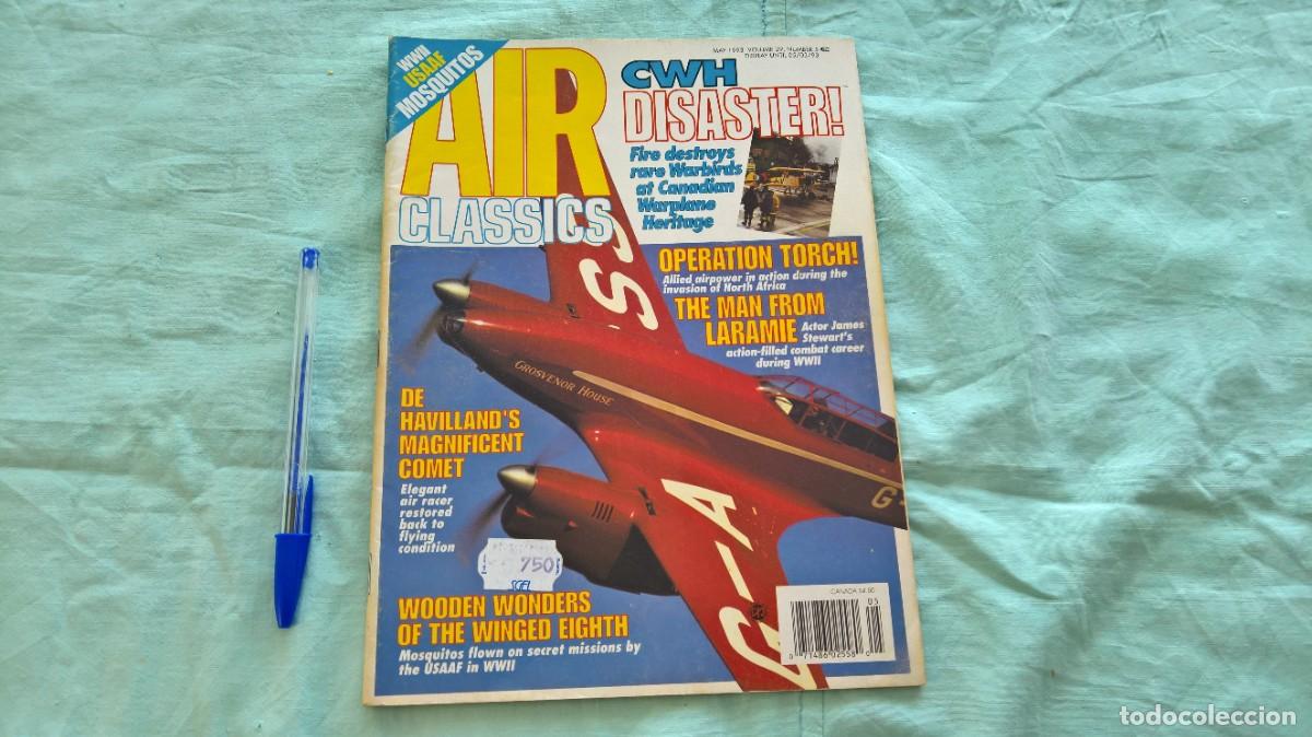 Sammeln von Zeitschriften und Zeitungen: Air Classics..revista aviones.. Mayo 1993
