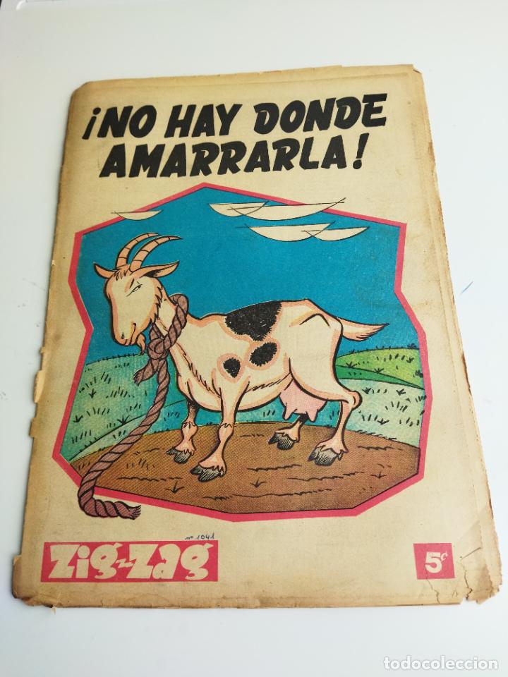 Coleccionismo de Revistas y Peri&oacute;dicos: REVISTA ZIG-ZAG - REVISTA n&ordm; 1.041 - LA HABANA Nov. 1958 - REVISTA CUBANA DE SATIRA POLITICA