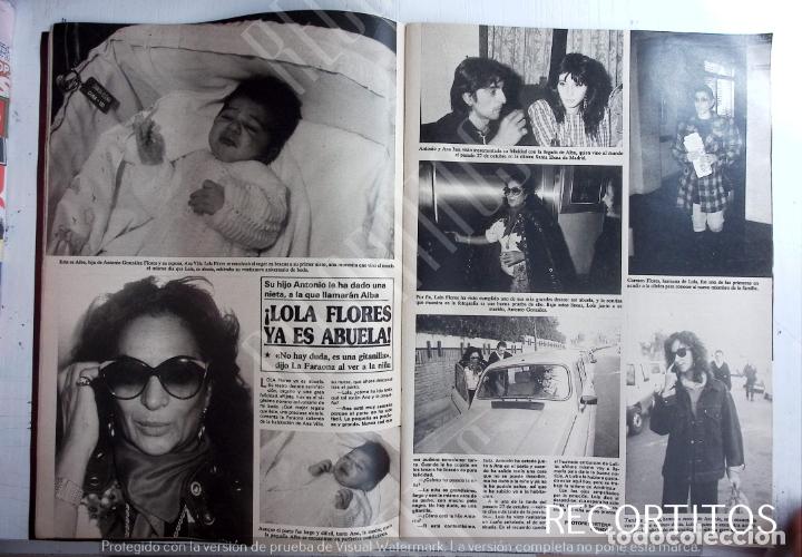 Coleccionismo de revistas y peri&oacute;dicos: LOLA FLORES NACIMIENTO DE ALBA FLORES ANTONIO