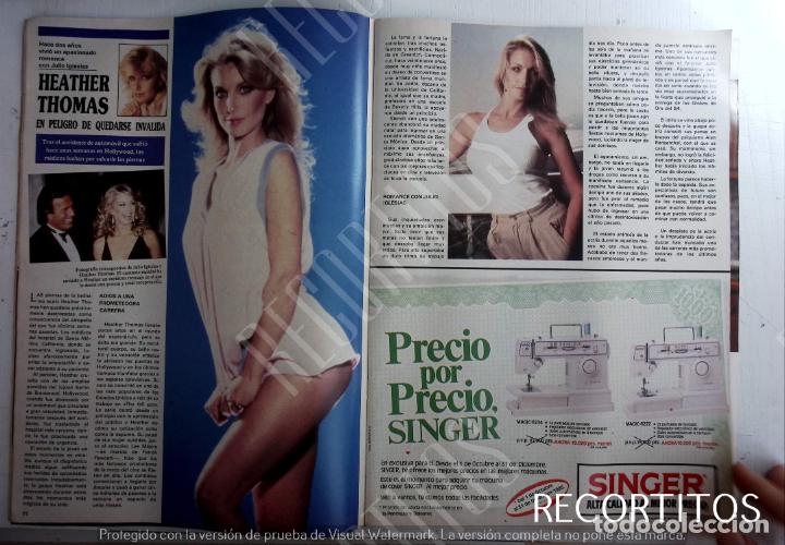 Coleccionismo de Revistas y Peri&oacute;dicos: HEATHER THOMAS JULIO IGLESIAS