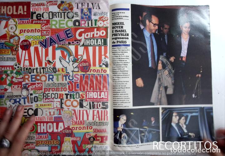 Coleccionismo de Revistas y Peri&oacute;dicos: ISABEL PREYSLER MIGUEL BOYER