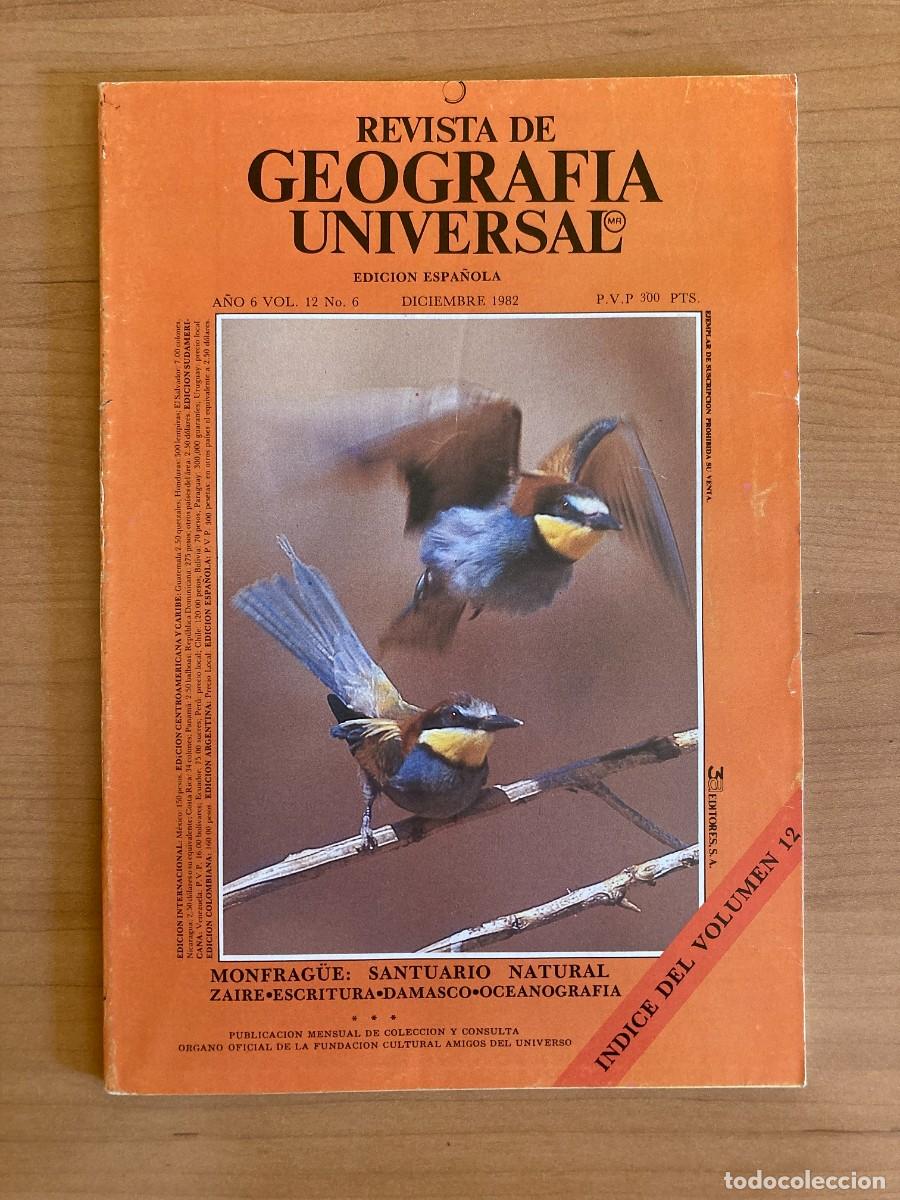 Collectionnisme de Revues et Journaux: REVISTA DE GEOGRAFIA UNIVERSAL. EDICION ESPA&Ntilde;OLA. DICIEMBRE 1982