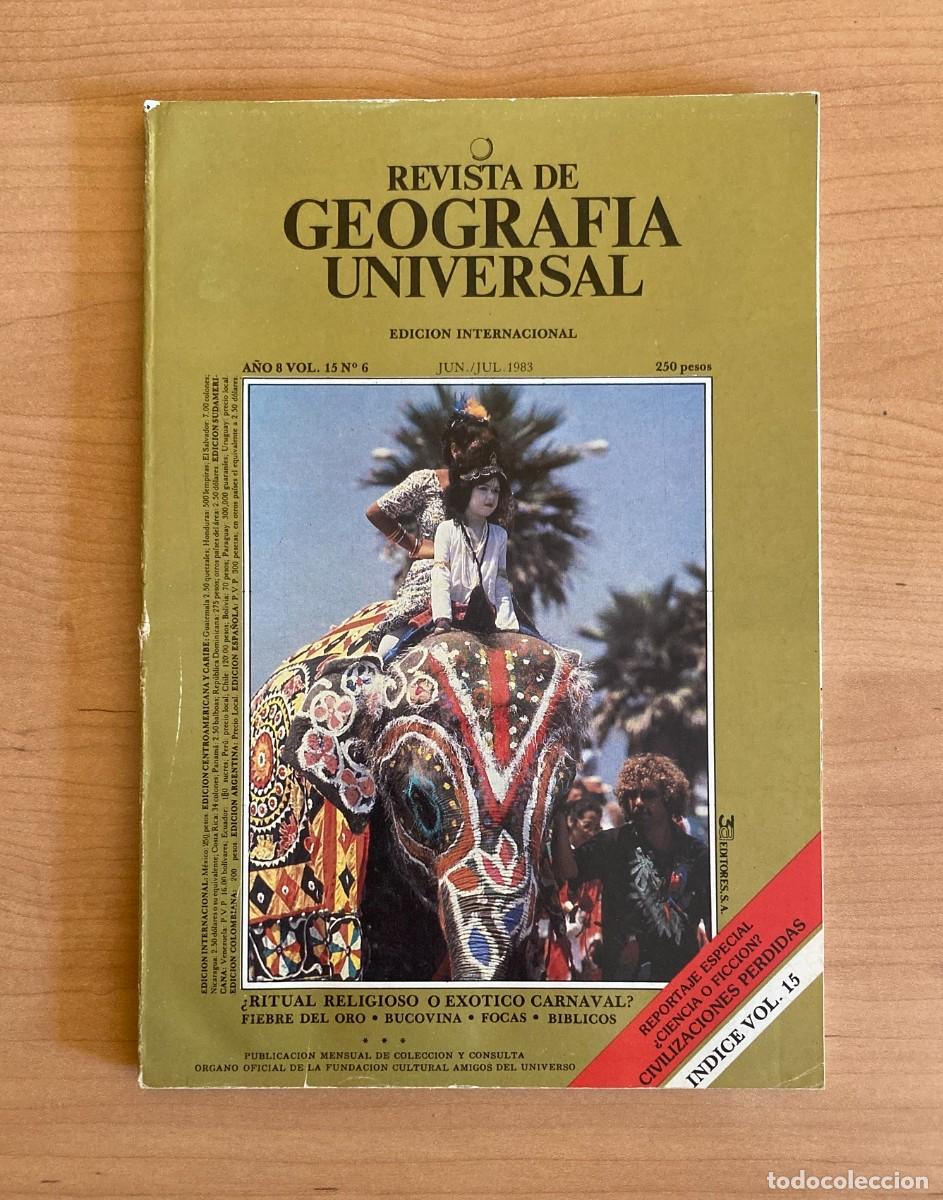 Collezionismo di Riviste e Giornali: REVISTA DE GEOGRAFIA UNIVERSAL. EDICION INTERNACIONAL. JUNIO/JULIO 1983