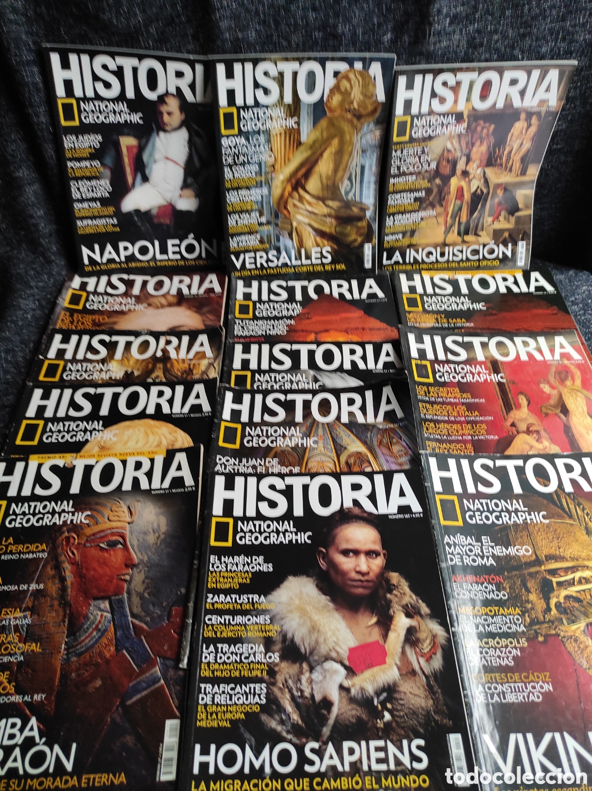 Coleccionismo de Revistas y Peri&oacute;dicos: REVISTA HISTORIA NATIONAL GEOGRAPHIC - LOTE DE 15 EJEMPLARES