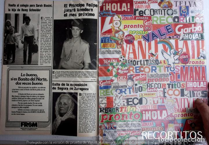 Coleccionismo de Revistas y Peri&oacute;dicos: SARAH BIASINI ROMY SCHNEIDER JURA DE BANDERA DE FELIPE VI
