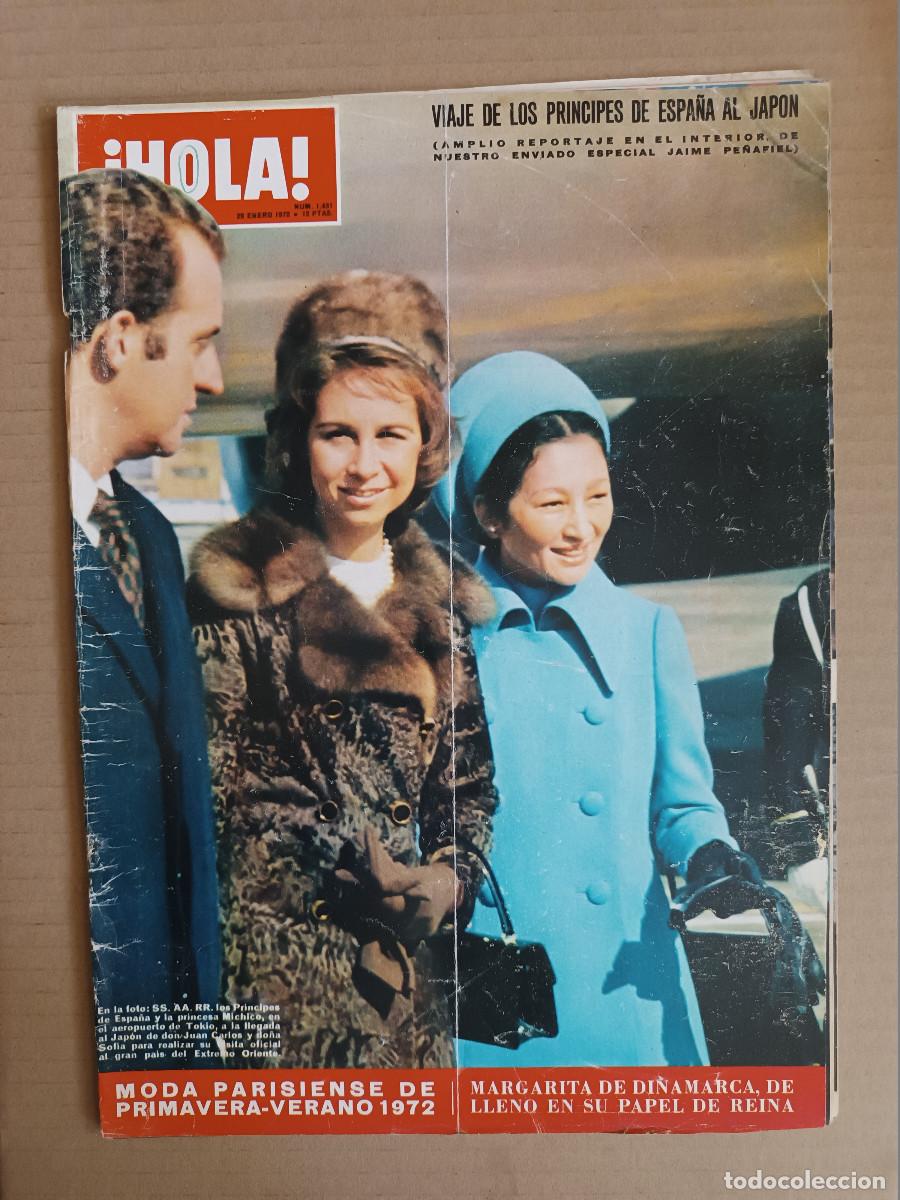Coleccionismo de Revistas y Peri&oacute;dicos: REVISTA HOLA N&ordm; 1431 A&Ntilde;O 1972. WILLY BRANDT. MIGUEL RIOS. ADI&Oacute;S REY FEDERICO IX. PRINCIPES DE ESPA&Ntilde;A
