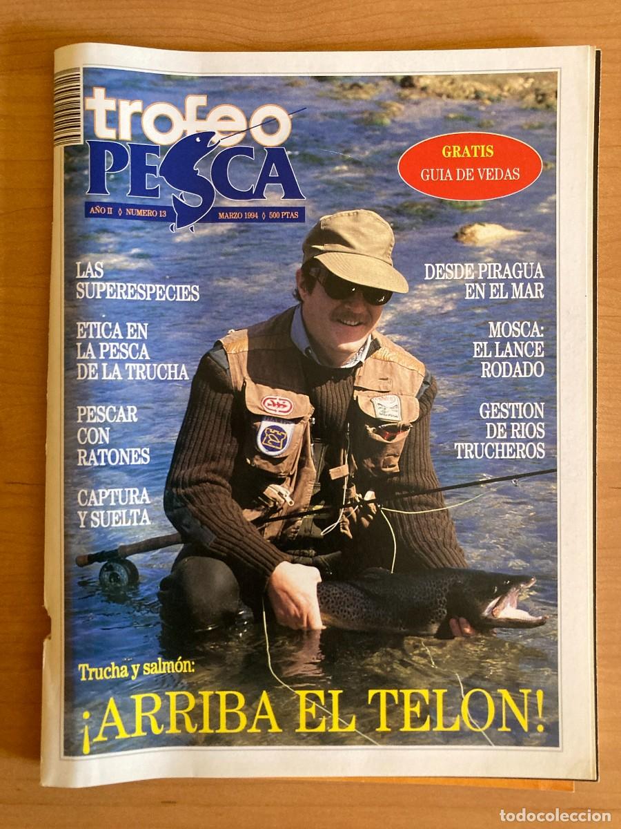 Collezionismo di Riviste e Giornali: REVISTA TROFEO PESCA. N&ordm;13. MARZO 1994