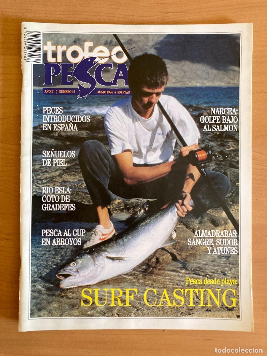 Collezionismo di Riviste e Giornali: REVISTA TROFEO PESCA. N&ordm;16. JUNIO 1994