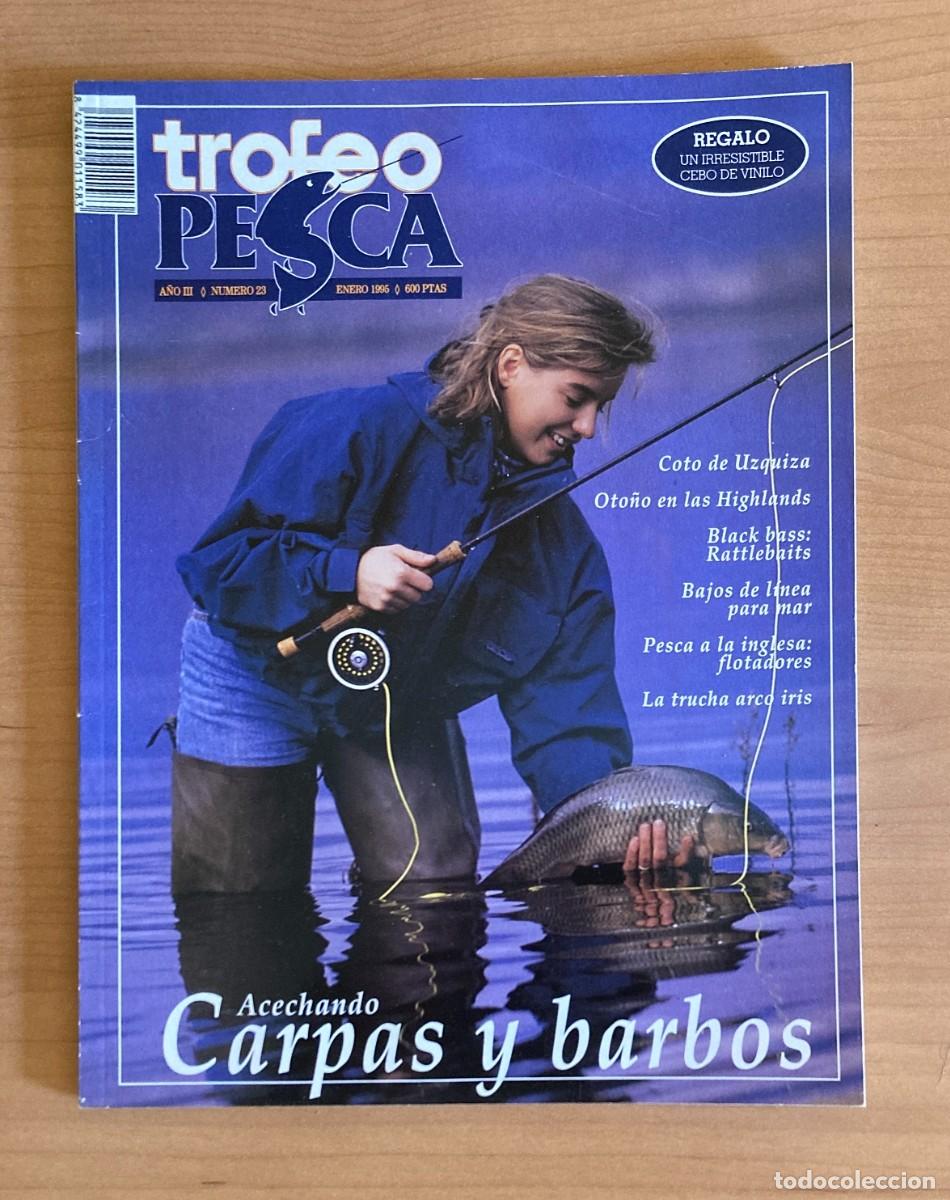 Collezionismo di Riviste e Giornali: REVISTA TROFEO PESCA. N&ordm;23. ENERO 1995