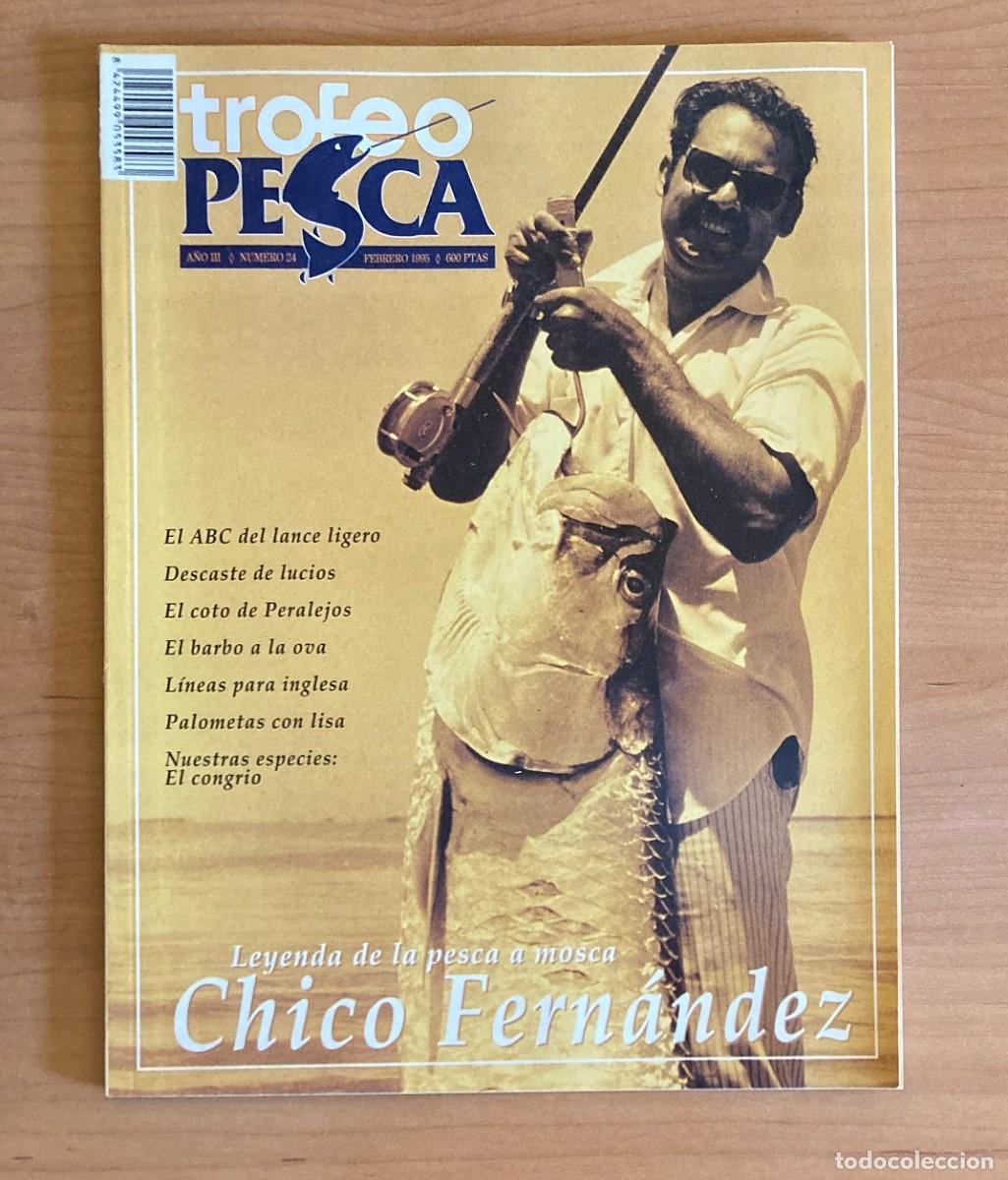 Collezionismo di Riviste e Giornali: REVISTA TROFEO PESCA. N&ordm;24. FEBRERO 1995