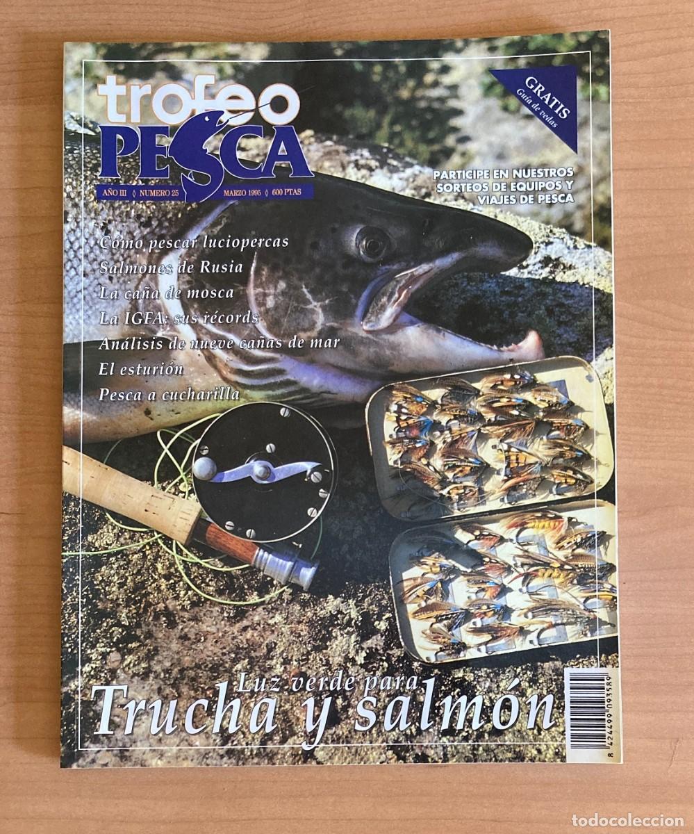 Collezionismo di Riviste e Giornali: REVISTA TROFEO PESCA. N&ordm;25. MARZO 1995