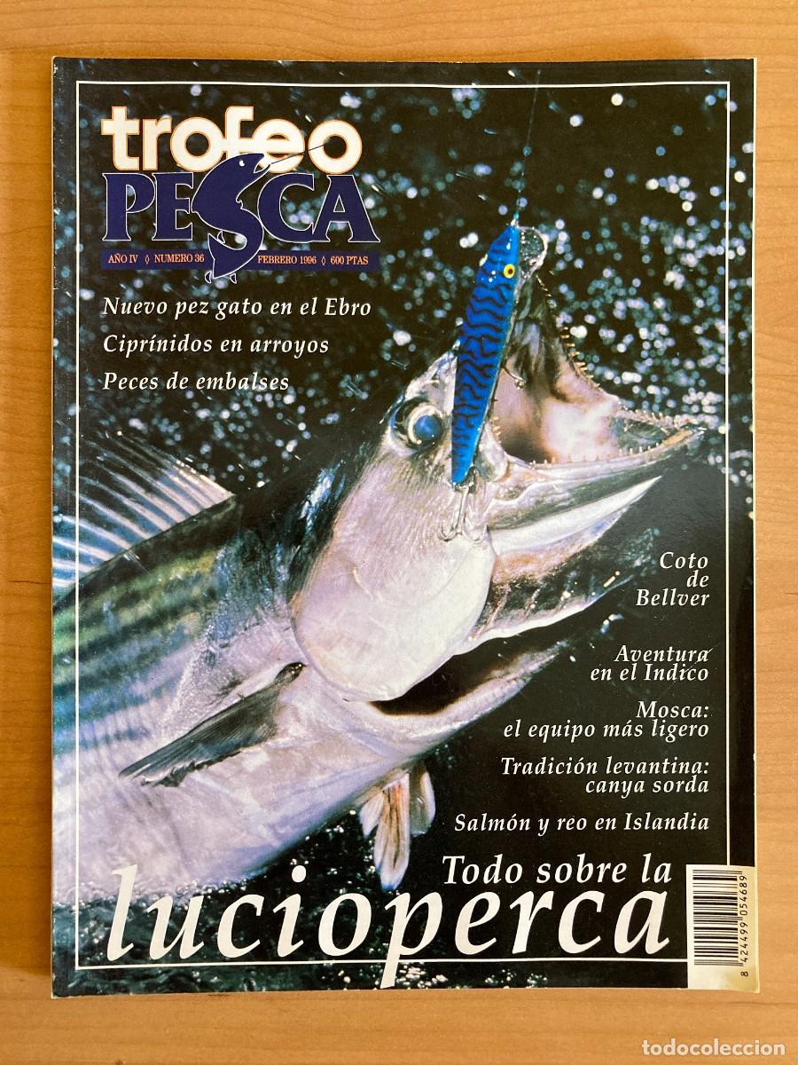 Collezionismo di Riviste e Giornali: REVISTA TROFEO PESCA. N&ordm;36. FEBRERO 1996