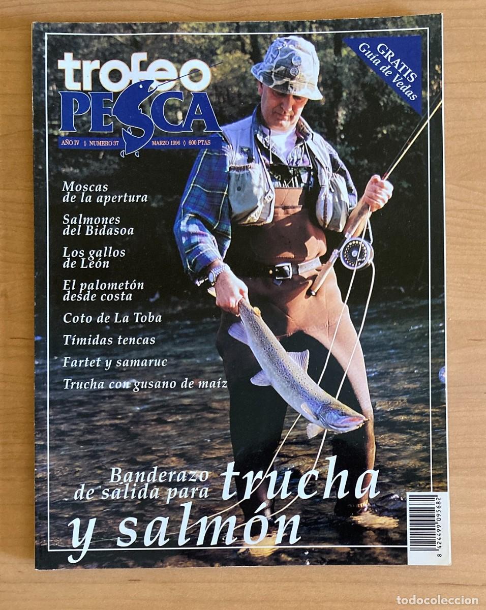 Collezionismo di Riviste e Giornali: REVISTA TROFEO PESCA. N&ordm;37. MARZO 1996