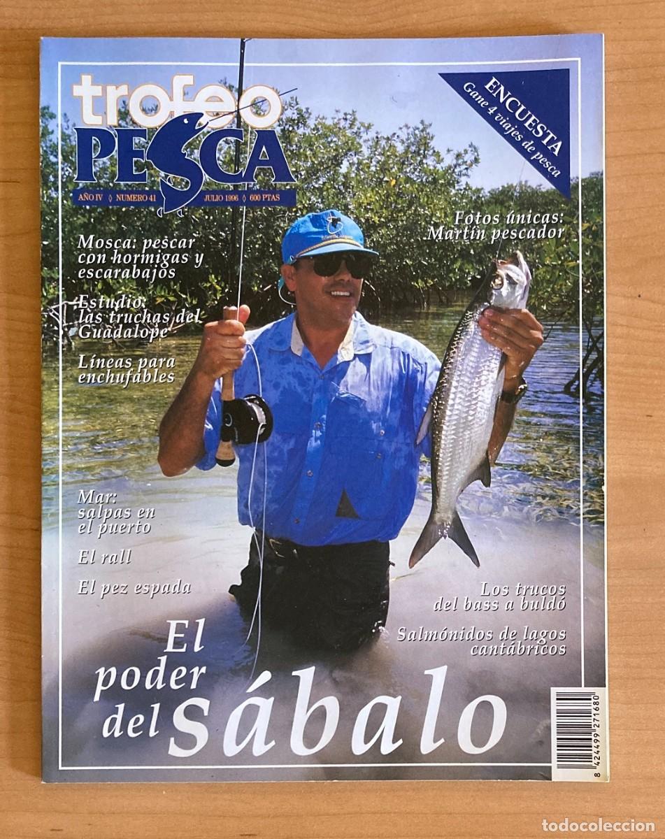 Collezionismo di Riviste e Giornali: REVISTA TROFEO PESCA. N&ordm;41. JULIO 1996