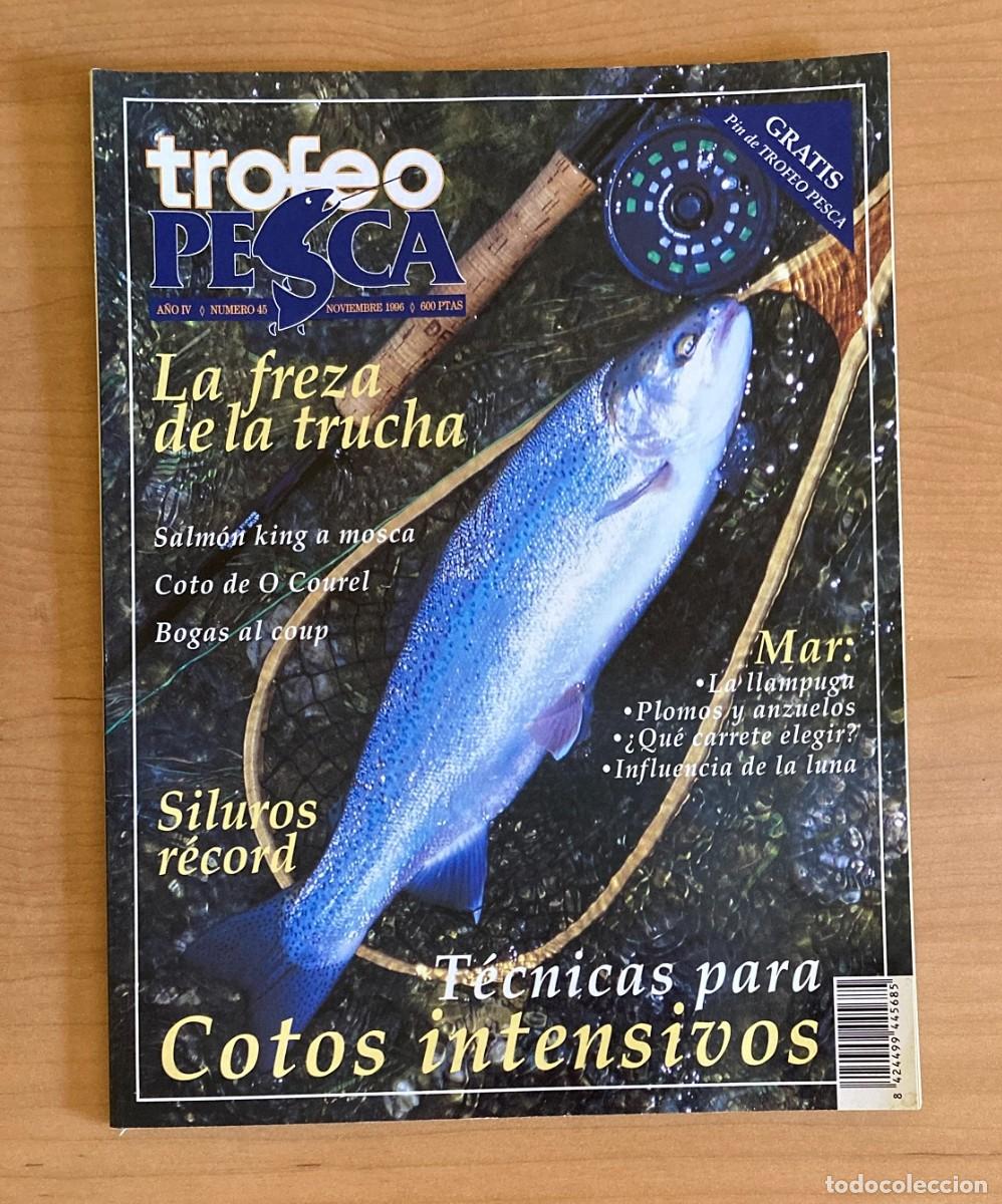 Collezionismo di Riviste e Giornali: REVISTA TROFEO PESCA. N&ordm;45. NOVIEMBRE 1996