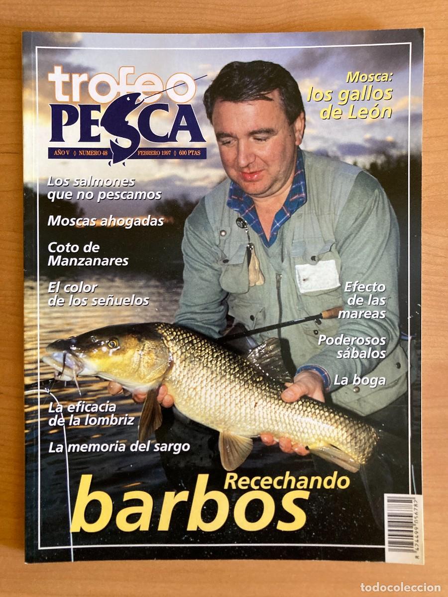 Collezionismo di Riviste e Giornali: REVISTA TROFEO PESCA. N&ordm;48. FEBRERO 1997