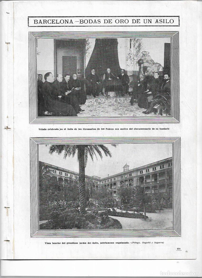 Collection Magazines and Newspapers: A&Ntilde;O 1913 BCNA BODAS ORO ASILO HERMANITAS POBRES BLANES HOSPITAL MORELLA ERMITA STA LUCIA NEVADA