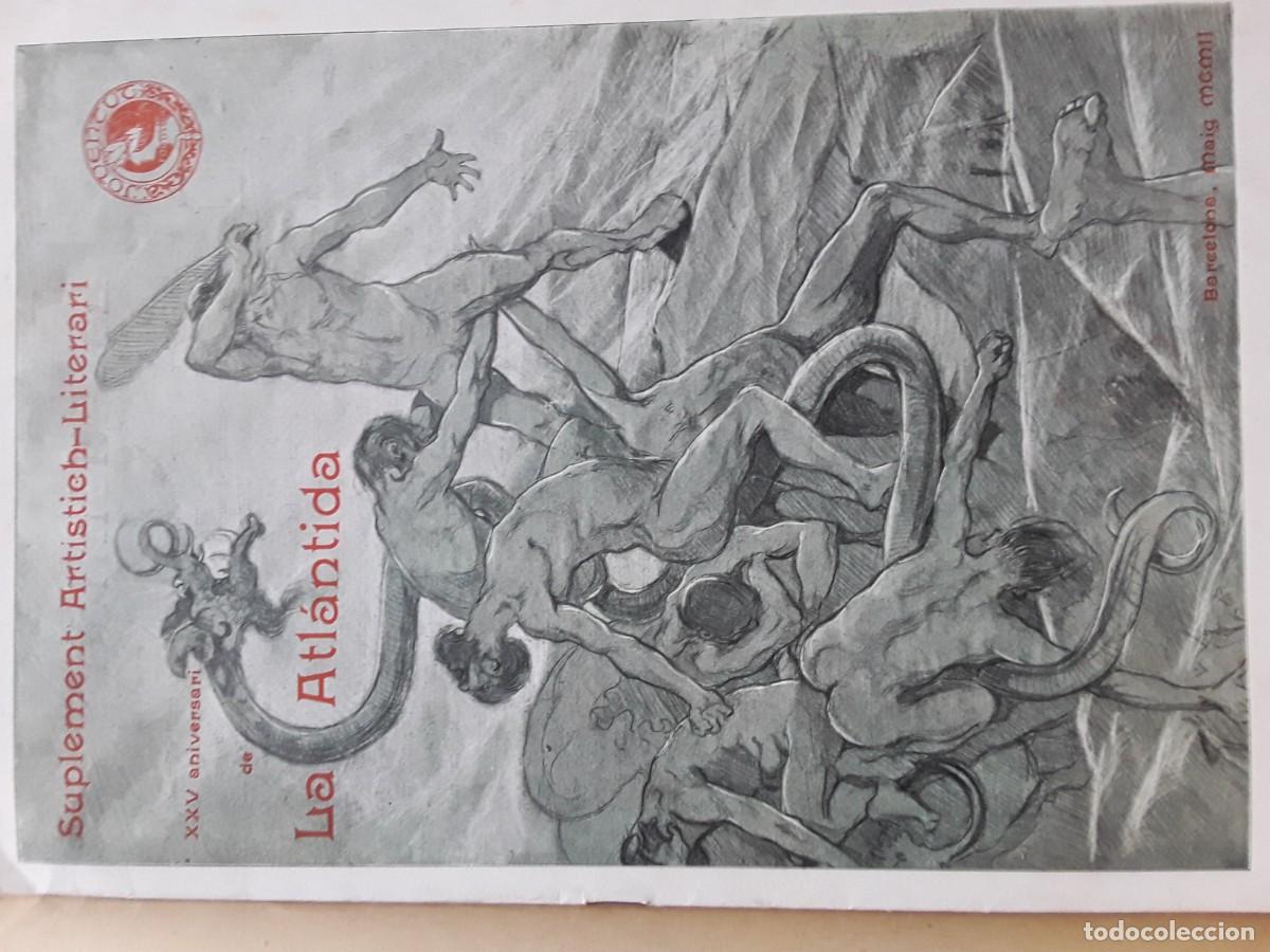 Collectionnisme de Revues et Journaux: XXV ANIVERSARI DE LA ATLANTIDA FOLGAROLAS CA'N TONA JACINTO VERDAGUER CATALANISME REVISTA ANY 1902