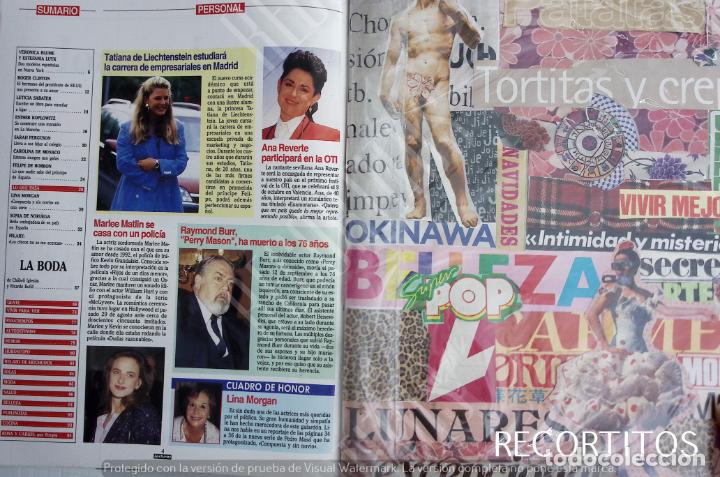 Coleccionismo de Revistas y Peri&oacute;dicos: raymond burr lina morgan ana reverte marlee matlin tatiana de liechtenstein