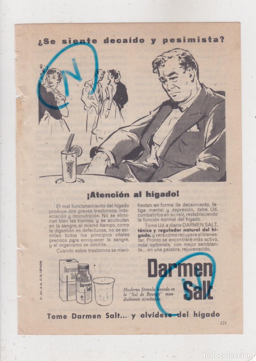 año 1956 recorte prensa publicidad darmen salt - Comprar Documentos antigos  no todocoleccion