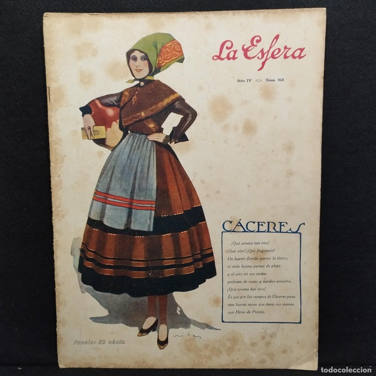 Sammeln von Zeitschriften und Zeitungen: REVISTA - LA ESFERA - A&Ntilde;O IV N&ordm; 168 - A&Ntilde;O 1917 - ILUSTRACION MUNDIAL MUY ILUSTRADA / E-561