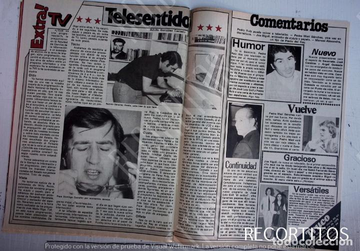 Coleccionismo de Revistas y Peri&oacute;dicos: ramon sanchez oca&ntilde;a pedro mari sanchez sergio y estibaliz mocedades pepe domingo casta&ntilde;o