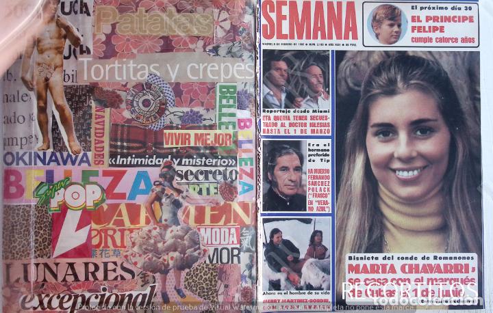 Coleccionismo de revistas y peri&oacute;dicos: recorte portada marta chavarri julio iglesias tip y coll fernando sanchez polack merry martinez bor