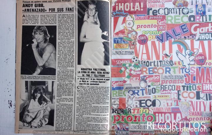 Coleccionismo de Revistas y Peri&oacute;dicos: AGNETHA ABBA faltskog andy gibb victoria principal