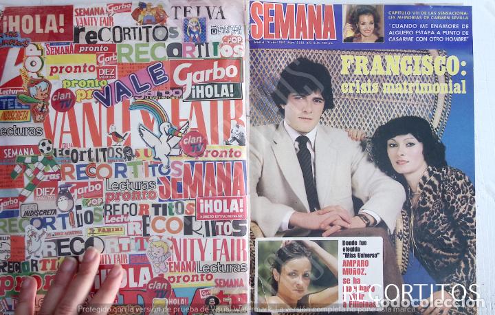 Coleccionismo de Revistas y Peri&oacute;dicos: recorte portada francisco amparo mu&ntilde;oz miss universo espa&ntilde;a carmen sevilla