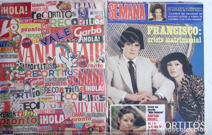 Coleccionismo de Revistas y Peri&oacute;dicos: recorte portada francisco amparo mu&ntilde;oz miss universo espa&ntilde;a carmen sevilla