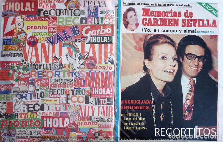 Coleccionismo de Revistas y Peri&oacute;dicos: carmen sevilla memorias en semana capitulo viii