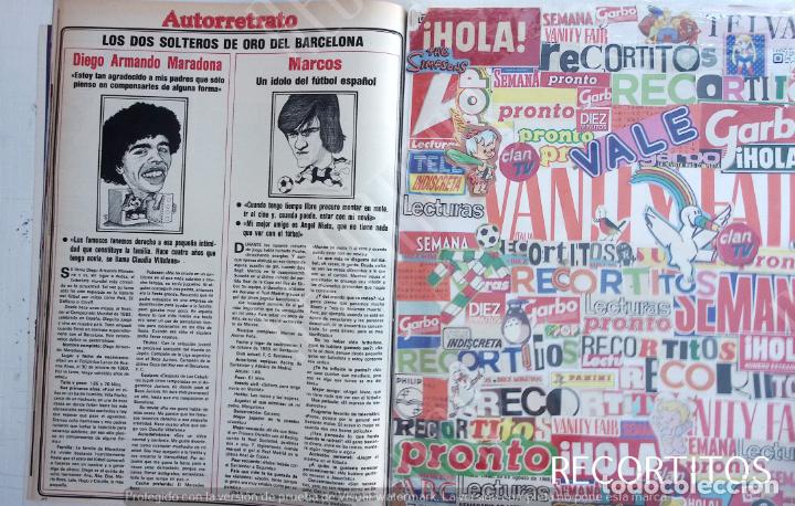 Coleccionismo de Revistas y Peri&oacute;dicos: marcos maradona